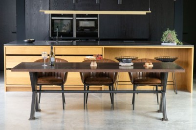 halifax-x-frame-dining-table-copper-top-lifestyle